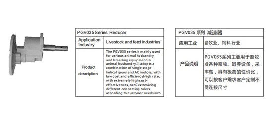 艾思捷定制款PGV035系列減速機(jī)--應(yīng)用在畜牧業(yè)、飼料行業(yè).jpg